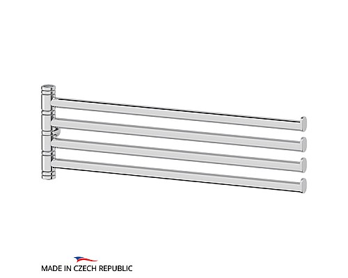 Держатель полотенец поворотный четверной - компонент для штанги (хром) FBS UNI 038 35 см