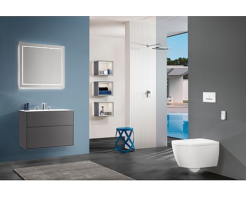 Унитаз подвесной Villeroy & Boch Finion 4664R0R1 alpin, ceramicplus