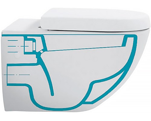 Унитаз подвесной Villeroy & Boch Finion 4664R0R1 alpin, ceramicplus