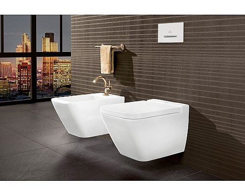 Унитаз подвесной Villeroy & Boch Finion 4664R0R1 alpin, ceramicplus