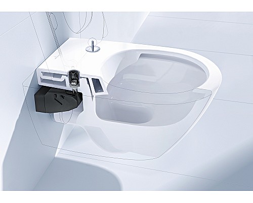 Унитаз подвесной Villeroy & Boch Finion 4664R0R1 alpin, ceramicplus