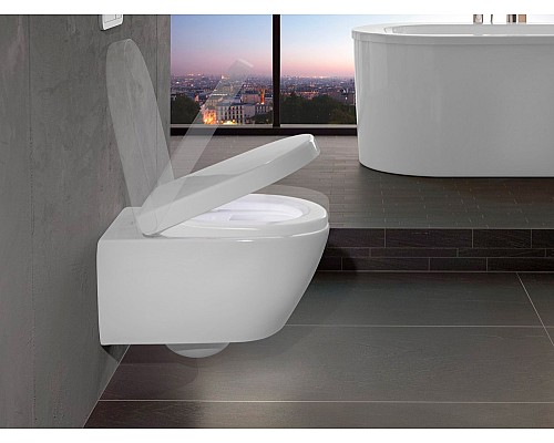 Унитаз подвесной Villeroy & Boch Finion 4664R0R1 alpin, ceramicplus