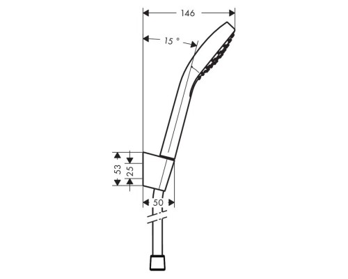 Душевой гарнитур Hansgrohe Croma Select S 1jet 1jet 26410400