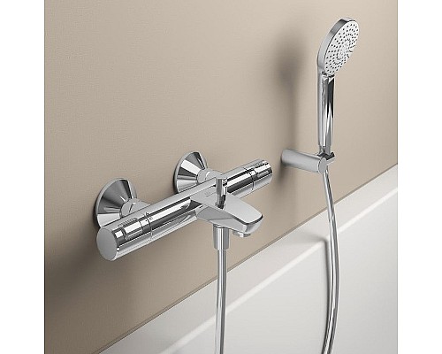 Смеситель для ванны Ideal Standard Ceratherm T25 A7206AA с термостатом Хром