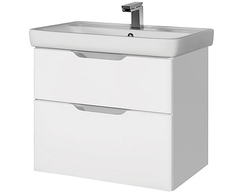 Тумба под раковину Dreja Q 80 99.0003 подвесная Белый глянец