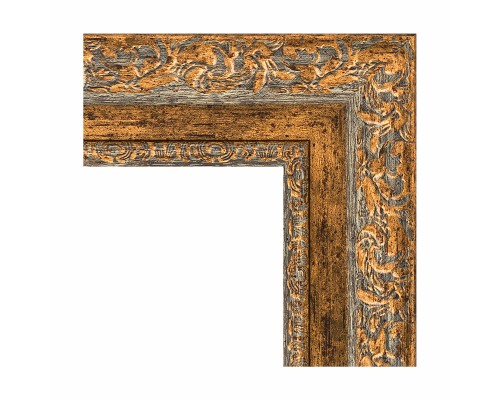 Зеркало Evoform Exclusive 135х55 BY 3514 с фацетом в багетной раме - Виньетка античная бронза 85 мм