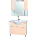 Зеркало со шкафом Bellezza Мари 105 4612918000223 с подсветкой Бежевое