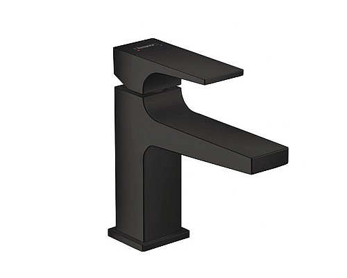 Смеситель для раковины Hansgrohe Metropol однорычажный черный матовый 32500670