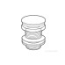 Крышка выпуска раковины Roca Aqua D72 белая керамика 50640390C