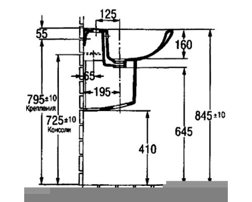 Раковина Jacob Delafon E4159NG00