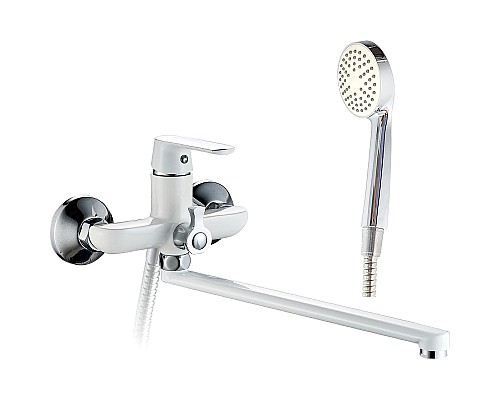 Смеситель для ванны Haiba HB22804 универсальный Белый