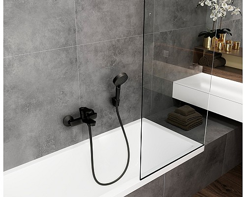 Смеситель для ванны Hansgrohe Vernis Blend 71440670 Черный матовый