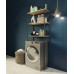 Стеллаж 1MarKa Grunge Loft 65 над стиральной машиной Дуб вотан