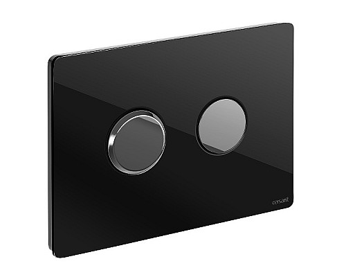 Клавиша смыва Cersanit Accento Circle P-BU-ACN-CIR-PN/Bl/Gl Черная глянцевая