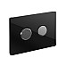 Клавиша смыва Cersanit Accento Circle P-BU-ACN-CIR-PN/Bl/Gl Черная глянцевая