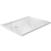 Душевой поддон из искусственного камня WasserKRAFT Rhin 120x90 44T07 Белый матовый