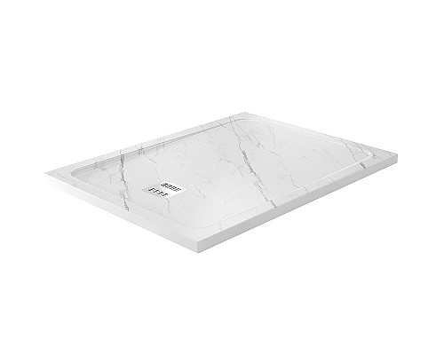 Душевой поддон из искусственного камня WasserKRAFT Rhin 120x90 44T07 Белый матовый
