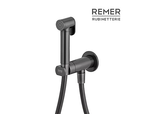 Гигиенический душ Remer Minimal Черный хром Гигиенический душ Remer Minimal Черный хром