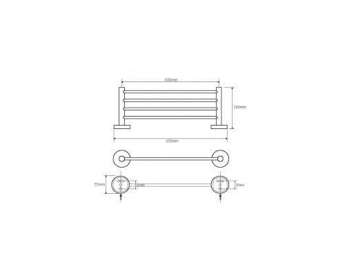 Полочка для полотенец Bemeta 104105082