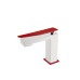 Смеситель для раковины низкий BohemeArmadi Art Q White-Red