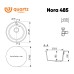 Кухонная мойка Ulgran Quartz Nora 485-02 Лен