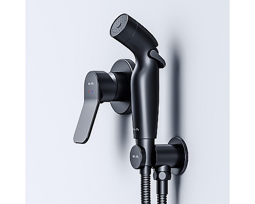 Гигиенический душ со смесителем AM.PM X-Joy F40H85A22 Черный