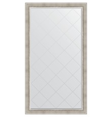 Зеркало Evoform Exclusive-G Floor 201х111 с гравировкой в багетной раме - Римское серебро 88 мм
