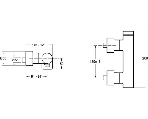 Смеситель для душа Jacob Delafon Composed E73091-TT Титан
