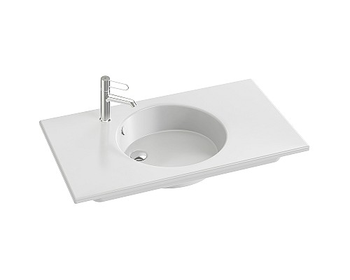 Раковина Jacob Delafon Odeon Rive Gauche 90 EXAV112-Z-00 Белая