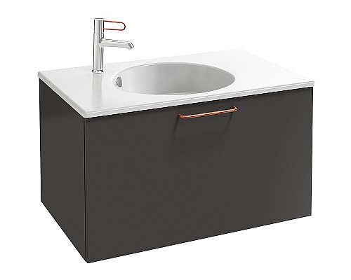 Раковина Jacob Delafon Odeon Rive Gauche 90 EXAV112-Z-00 Белая