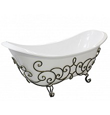 Кованый каркас для ванны Эстет Скарлет патина