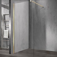 Душевая перегородка Vincea Walk-In 80 VSW-1H800CLG Золото