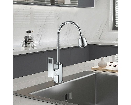 Смеситель для кухни Haiba HB73615 Хром