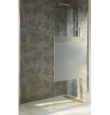 Фиксированное душевое ограждение Jacob Delafon с матовым стеклом 90 см E22WD90-GA