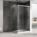 Душевой уголок Abber Schwarzer Diamant 120x90 профиль Хром стекло прозрачное