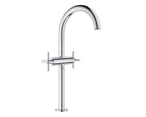 Смеситель Grohe двухвентильный для раковины на 1 отверстие