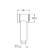 Лейка для гигиенического душа Grohe Sena Trigger Spray 35 хром