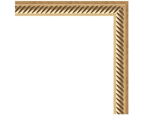 Зеркало Evoform Definite 148х68 BY 0760 в багетной раме - Витое золото 28 мм