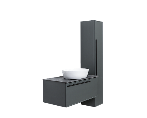 Тумба под раковину La Fenice Elba Grigio серый 100