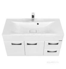 Тумба под раковину Диор 100 белый Aquaton 1A167701DR010