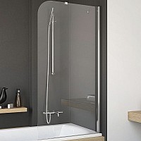 Шторка на ванну Radaway Torrenta PNJ 80 201101-101NR профиль Хром стекло прозрачное