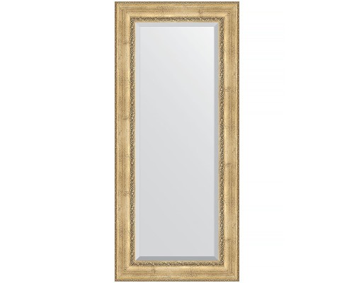 Зеркало Evoform Exclusive 162х72 BY 3584 с фацетом в багетной раме - Состаренное серебро с орнаментом 120 мм