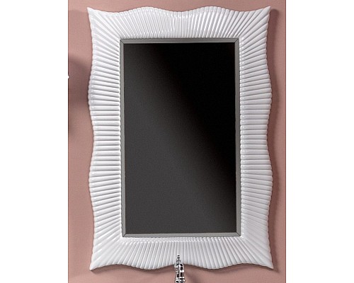 Зеркало Armadi Art Soho белый глянец, 70х100 ППУ