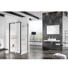 Душевая дверь Ravak Pivot 80 чёрный прозрачный