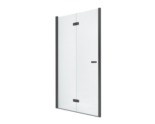 Душевая дверь NEW TRENDY NEW SOLEO BLACK складные L 100x195 (черный)