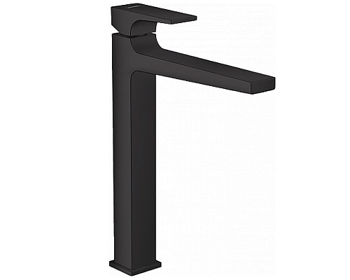 Смеситель для раковины-чаши Hansgrohe Metropol однорычажный черный матовый 32512670