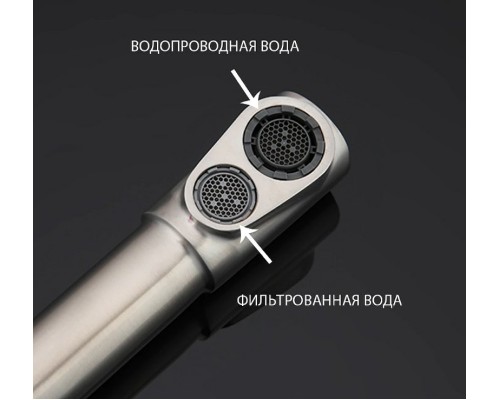 Смеситель для кухни Gappo G4399-1 Нержавеющая сталь