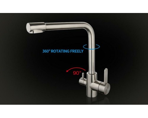 Смеситель для кухни Gappo G4399-1 Нержавеющая сталь