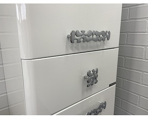 Шкаф пенал Comforty Монако 40 L 00004140124 Белый глянец