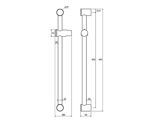 Душевой держатель подвижный Ravak X07P012